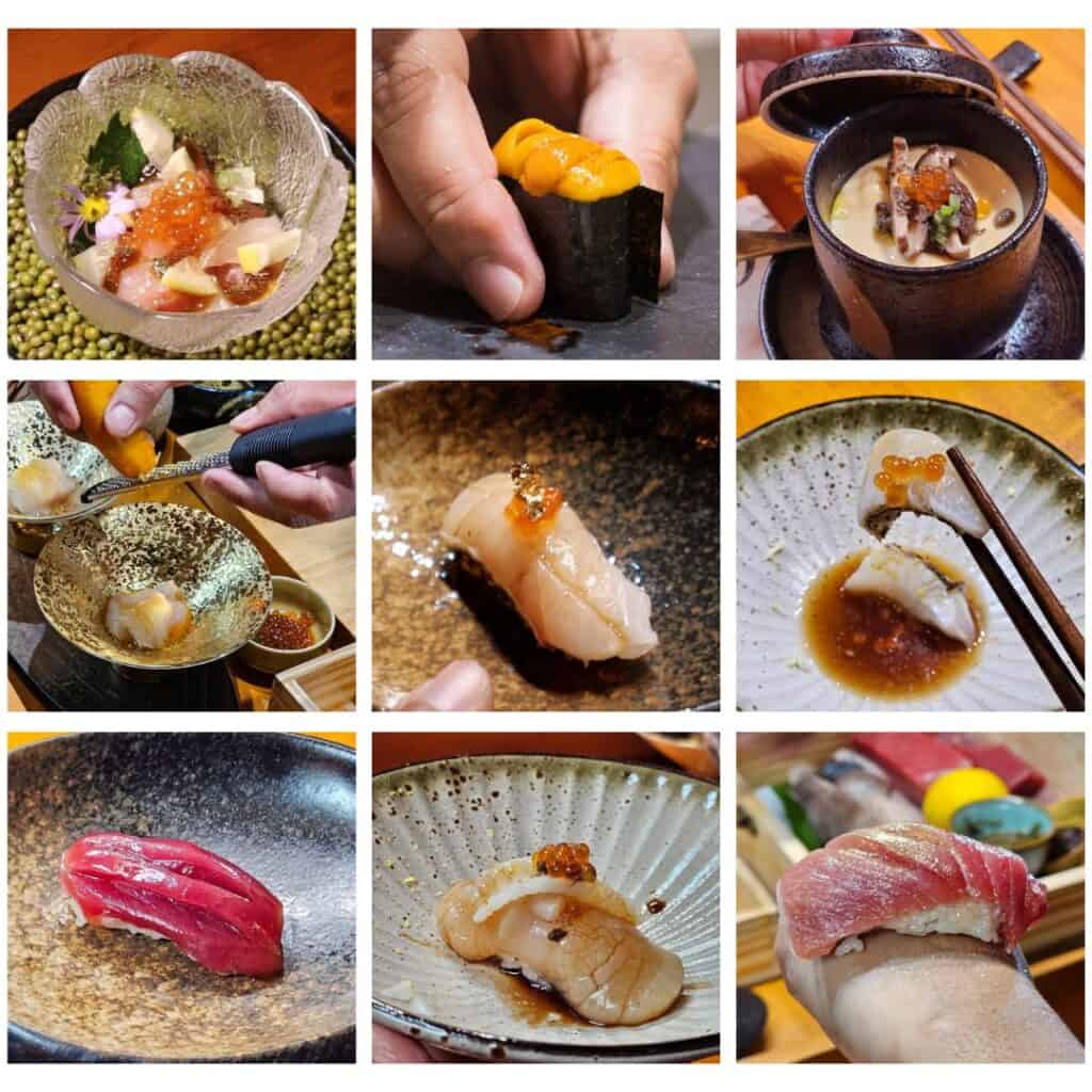 Halal Omakase Course Abushi Menu