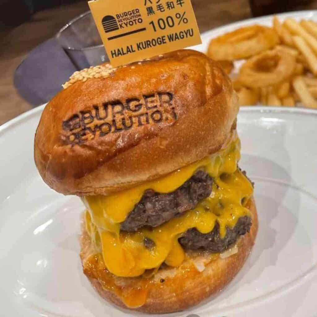 Halal Kuroge wagyu burger