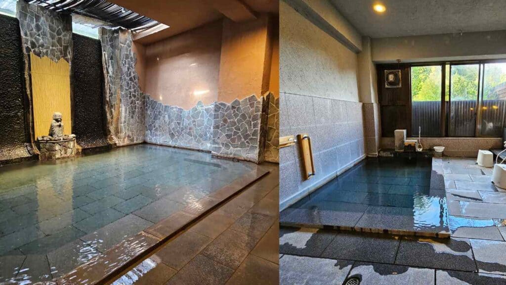 Kurokawa onsen outdoor and indoor private